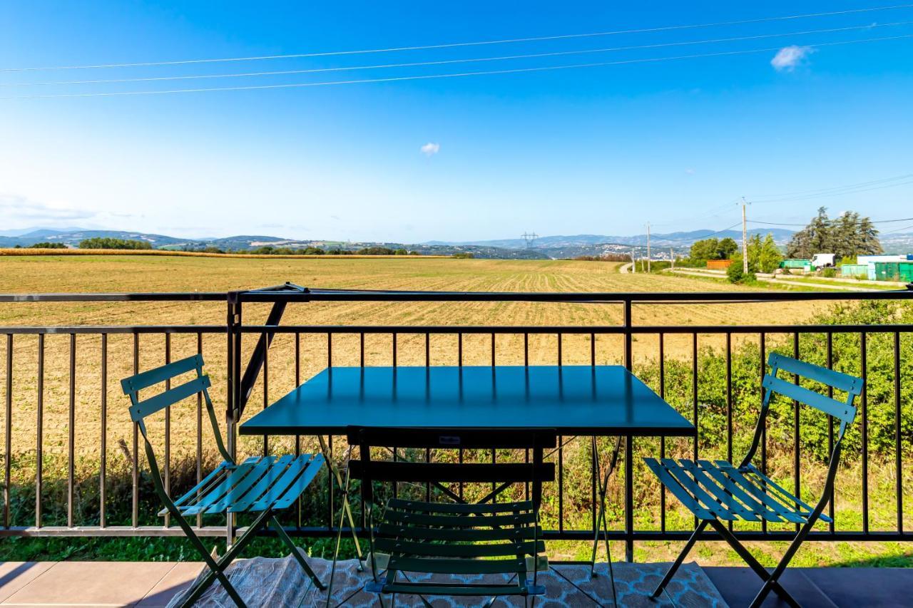 Logement 75M2, Avec Vue, Au Calme, Lyon A 25Km Communay Exteriör bild